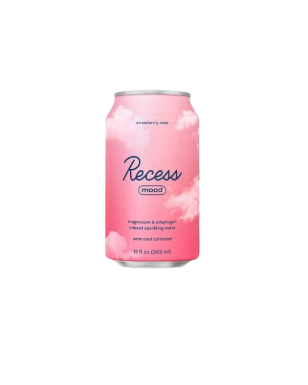 can of strawberry rose Recess drink
